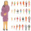 26 Pcs Doll House Decor Decorative People Models 6