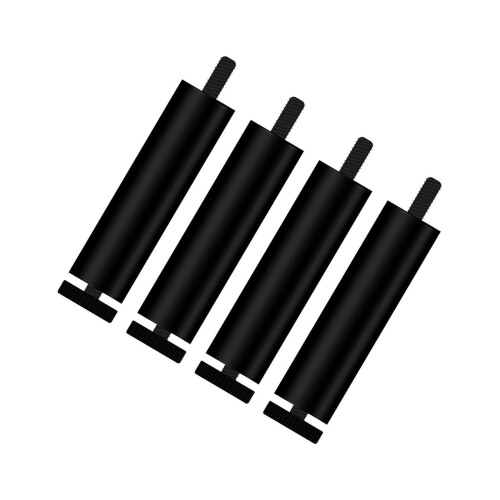Black Adjustable Sofa Feet 20cm 4 Pcs 1