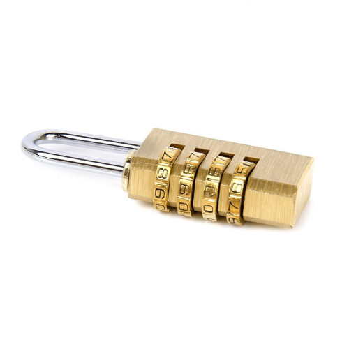 Golden Suitcase Combination Lock 1 Set 2