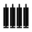 Black Adjustable Sofa Feet 20cm 4 Pcs 4