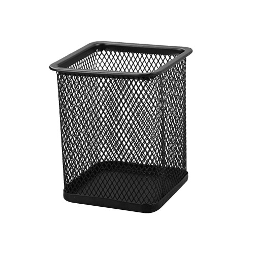 Κύπελλο μολυβιών από ατσάλινο πλέγμα 9x10cm, ανθεκτική στη σκουριά θήκη στυλό 1