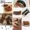 Correia de couro legítimo Crazy Horse de 72 polegadas (183 cm), 1,5 polegadas (3,8 cm) de largura, cordão plano de couro bovino de 1,8 mm de 6