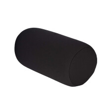 Microbead Neck Pillow – Log-Style Bolster Cushion for Back/Head/Neck Support, Compatible with ANMUYUM (Black, 126 in)
