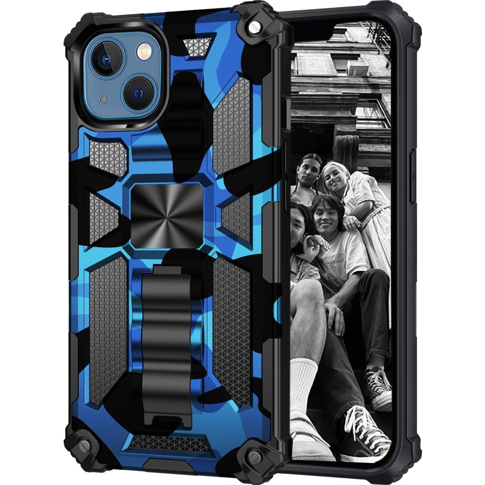 Camo Case For Iphone 14 Â Military-Grade Shockproof With Kickstand, Compatible With Iphone 14 9426043913021