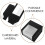 2pcs Foldable Cardboard Hat Storage Boxes with Clear Display Window for Travel, Hats, Baseball Caps Organizer 3