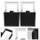 2pcs Foldable Cardboard Hat Storage Boxes with Clear Display Window for Travel, Hats, Baseball Caps Organizer 5