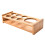 Water Glass Holder Bamboo 1Pack 10.2x4in 2