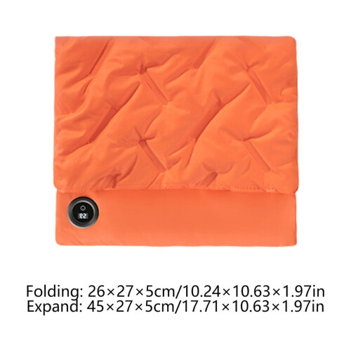 USB Electric Hand Warmer, Rechargeable with Digital Display, Soft Polyester, Compatible with USB power sources 2