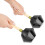 Mavis Laven2Pcs Sand Hammer Κρουστά Μουσικό Παιχνίδι για Παιδιά Προσχολικής Ηλικίας Μαύρο 4