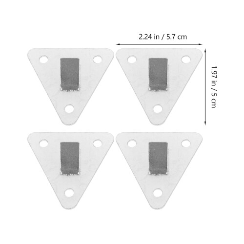 Fire Extinguisher Wall Mount Bracket Metal Silver 5 Pack 1