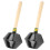 Mavis Laven2Pcs Sand Hammer Κρουστά Μουσικό Παιχνίδι για Παιδιά Προσχολικής Ηλικίας Μαύρο 5