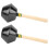 Mavis Laven2Pcs Sand Hammer Κρουστά Μουσικό Παιχνίδι για Παιδιά Προσχολικής Ηλικίας Μαύρο 7
