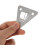 Fire Extinguisher Wall Mount Bracket Metal Silver 5 Pieces 7