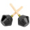 Mavis Laven2Pcs Sand Hammer Κρουστά Μουσικό Παιχνίδι για Παιδιά Προσχολικής Ηλικίας Μαύρο 8