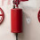 Fire Extinguisher Wall Mount Bracket Metal Silver 5 Pack 8