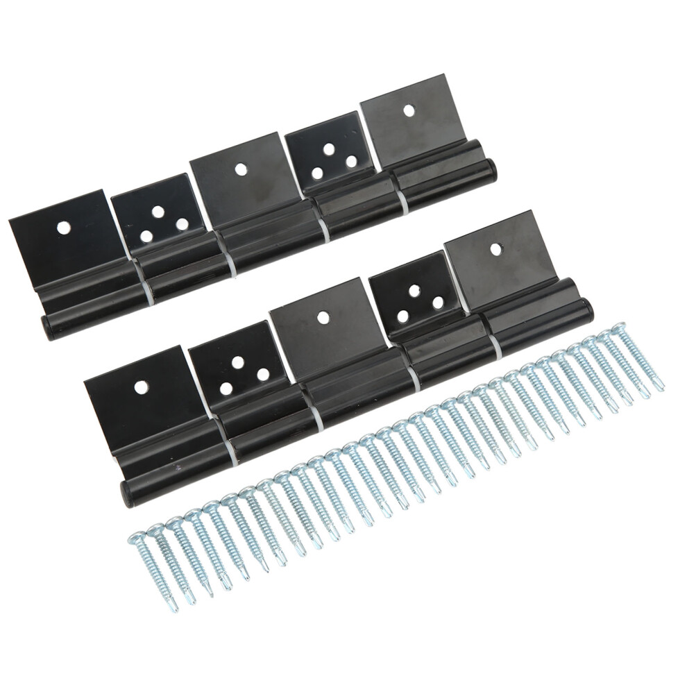 Black Alloy Steel Rv Entry Door Friction Hinge Kit For 5Th Wheel And Motorhome 7891387634888