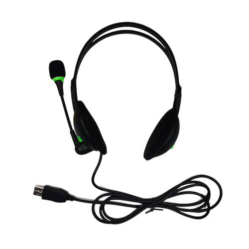 Wired Headset USB Interface Ergonomic with Microphone Noise Cancelling Wired Headphones Office Supply,Black 1
