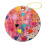 Pink Heart Ceramic Ornament Polka Dot Double-Sided 5