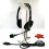 Wired Headset USB Interface Ergonomic with Microphone Noise Cancelling Wired Headphones Office Supply,Black 6