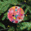 Pink Heart Ceramic Ornament Polka Dot Double-Sided 8