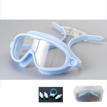 Tao Tao Swimming Goggles with Nose Clip & Earplugs, HD Wide View, Anti-Fog/UV Protection, Waterproof – Compatible with Kids & Teens