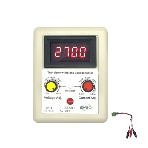 110V-2600V IGBT Voltage Capability Tester Diode MOS Triode Digital Voltmeter Tester Portable Withstand Voltage Tester B