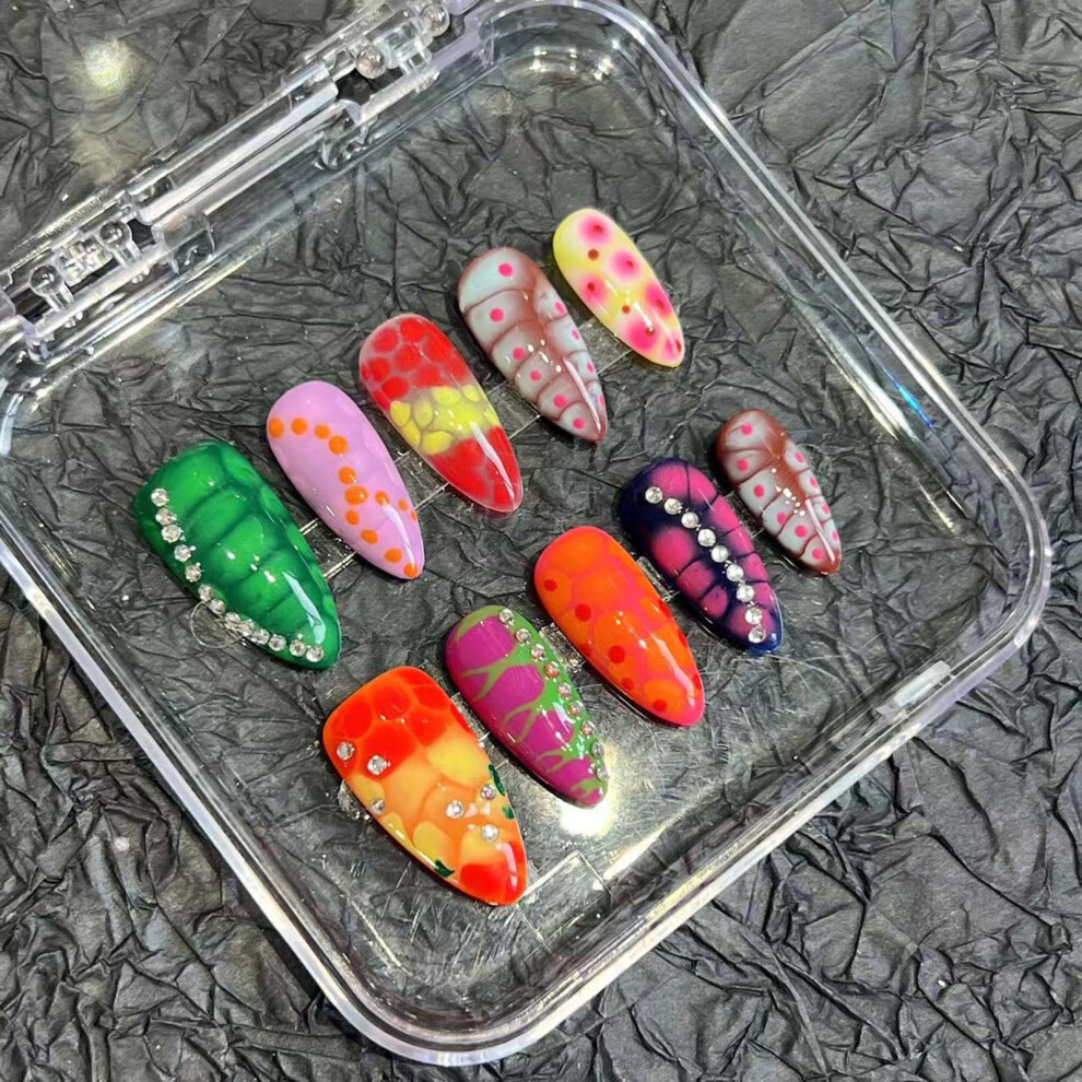 Dachuang Beauty (S) Snake Pattern Diy Press-On Nails Kit