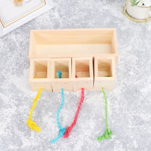 FRCOLOR Parrot Chew Toys for Large Birds Forager Educational Thinking