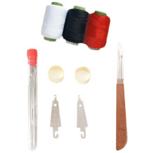 (34PCS 1 Set) Sewing Needle Set with Thread & Tools - 50 Char