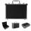 Aluminum Alloy Toolbox Black Portable Tool Storage Box with Handle and Organizer 1