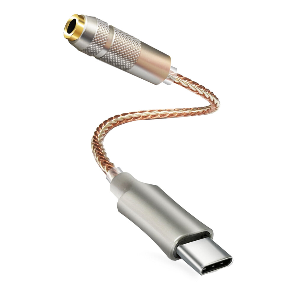 Usb C To 3.5Mm Headphone Amplifier Clear Output Sound Enhancer Auditory Decoding For Music Enjoyment 9087558673642