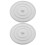2pcs Rubber Drain Stopper Flat Shower Floor Drain Plug Water Blocking Homeowners 1