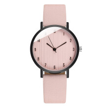 Watch Women's Casual Quartz Leather Band Newv Strap Watch Analog Wrist Watch Mens Watches (Pink,One Size)
