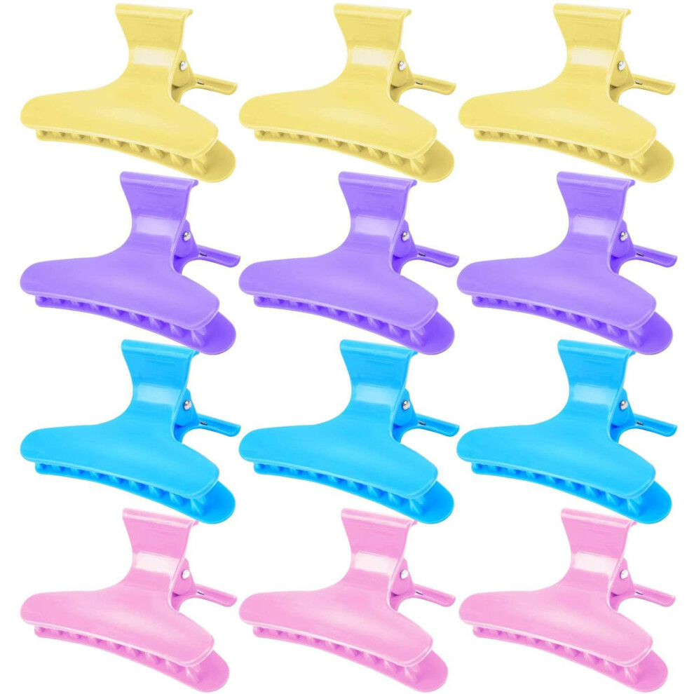 Dachuang Beauty (Multicolour) Butterfly Hair Clips For Thick Curly Hair Styling