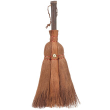 Dark Handle Palm Fiber Small Dusting Broom Whisk for Home Kitchen Office Cleaning