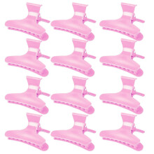 (Pink) Butterfly Hair Clips for Thick Curly Hair Styling