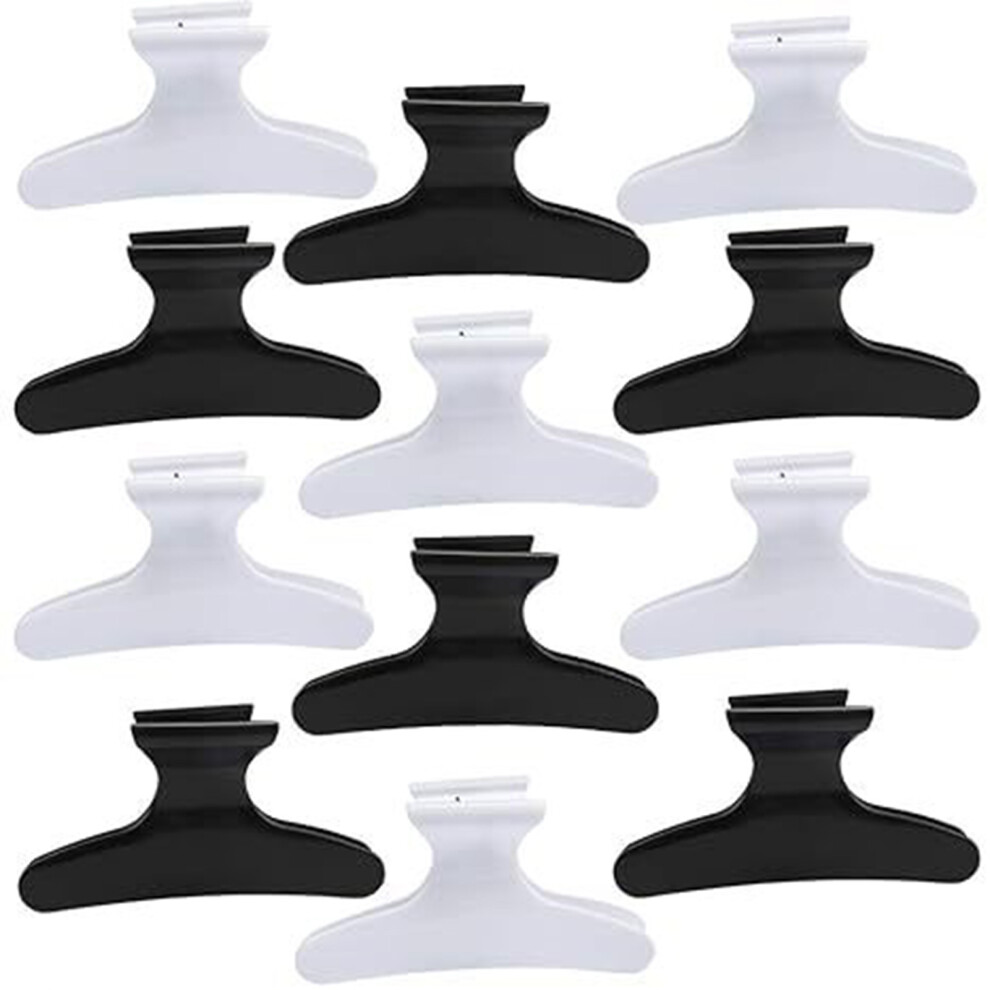 Dachuang Beauty Black ( Wihte) Butterfly Hair Clips For Thick Curly Hair Styling