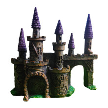 Aquarium Castles Statue Artificial Hideouts House Resin Aquarium Decorations Art Crafts Habitat Ornaments