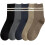 Mens Athletic Cotton Socks Five Pack Ankle Sock 1