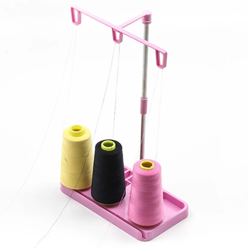 Embroidery Thread Spool Holder Thread Rack Three Spool Thread Household Sewing Machine Tailors Sewing Tools Accessories