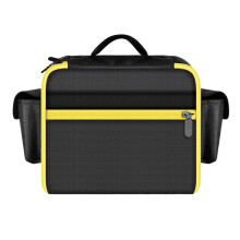 High Capacity Cordless Tool Storage Organizer for 20V Tire Inflator Holder with Pockets Air Compressor Bag Carrying Case