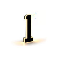 Waterproof Lighted House Numbers for Outside, LED Backlit Address Sign – Compatible with Modern Homes, Garages & Shops