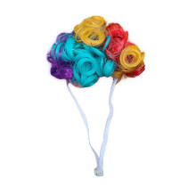 Funny Colorful Pet Wigs for Dogs & Cats – Cute Photo Props, Dress-Up, Halloween, Christmas (Compatible with Dogs, Cats, Pigs)