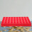 Sturdy Plastic Coin Case Red with Grid Compartments for Coin Collection 1