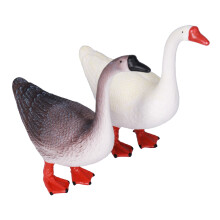 Goose Animal Ornaments Cute Safe Tasteless Farm Animals Toys Statues for Kids,Simulation Goose Ornaments,Goose Animal Ornaments