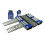1/64 Diorama Garage Horsepower Eengine Set Auto Repair Tool Model Simulation Blue 1