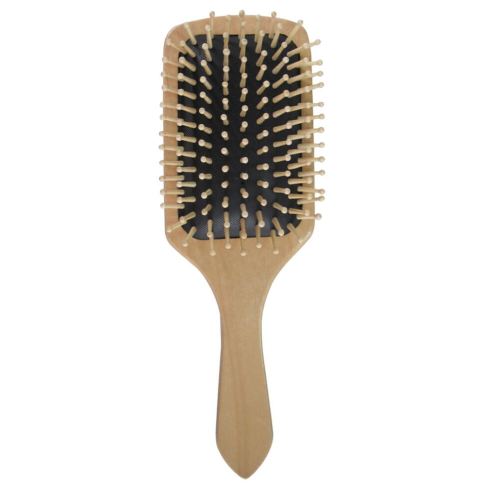 wooden hair brush Wooden Hair Brush Massage Comb Large Paddle Combs for All Hair Types,9.84"X3.35"X1.38"