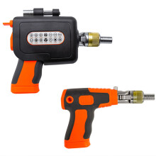 (2882A Orange) 16-in-1 Magnetic Electric Screwdriver Set for DIY