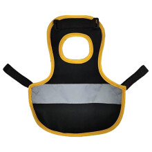 (Black) Reflective Chicken Vest for Laying Hens