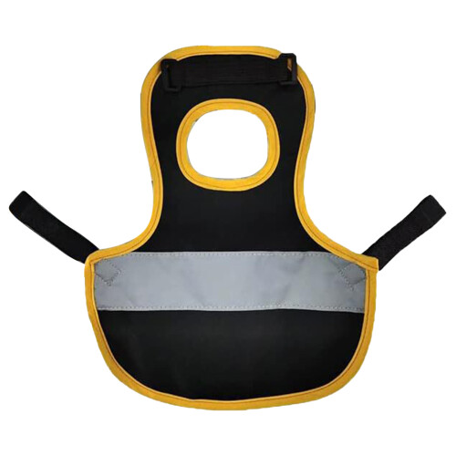 (Black) Reflective Chicken Vest for Laying Hens